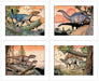 William Stout Kunstdrucke Dinosaur Series: The Jur