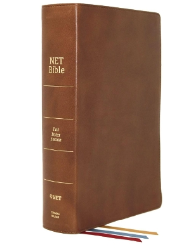 NET Bible, Full-notes Edition, Genuine Leather, Brown, Comfort Print