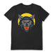 HILLARY WHITE (RETRO WEREWOLF) BLACK UNISEX T-SHIRT