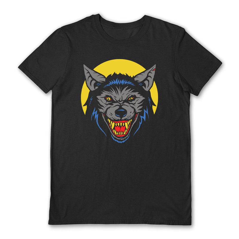 HILLARY WHITE (RETRO WEREWOLF) BLACK UNISEX T-SHIRT