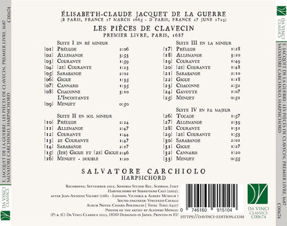 JACQUET DE LA GUERRE:..