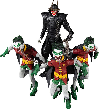 McFarlane TM15456 DC Collector Multipack-Batman WHO Laughs W/Robins of EARTH-22, Multicolor Single