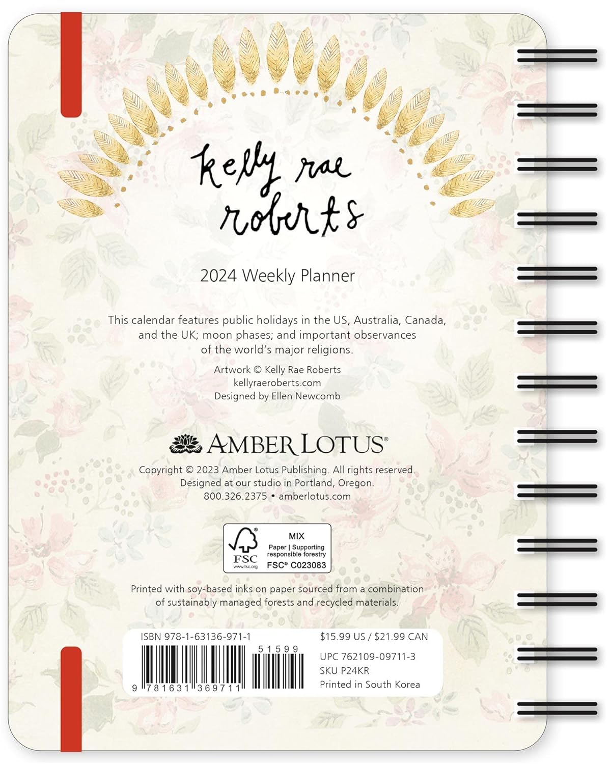 Kelly Rae Roberts Weekly Planner 2024