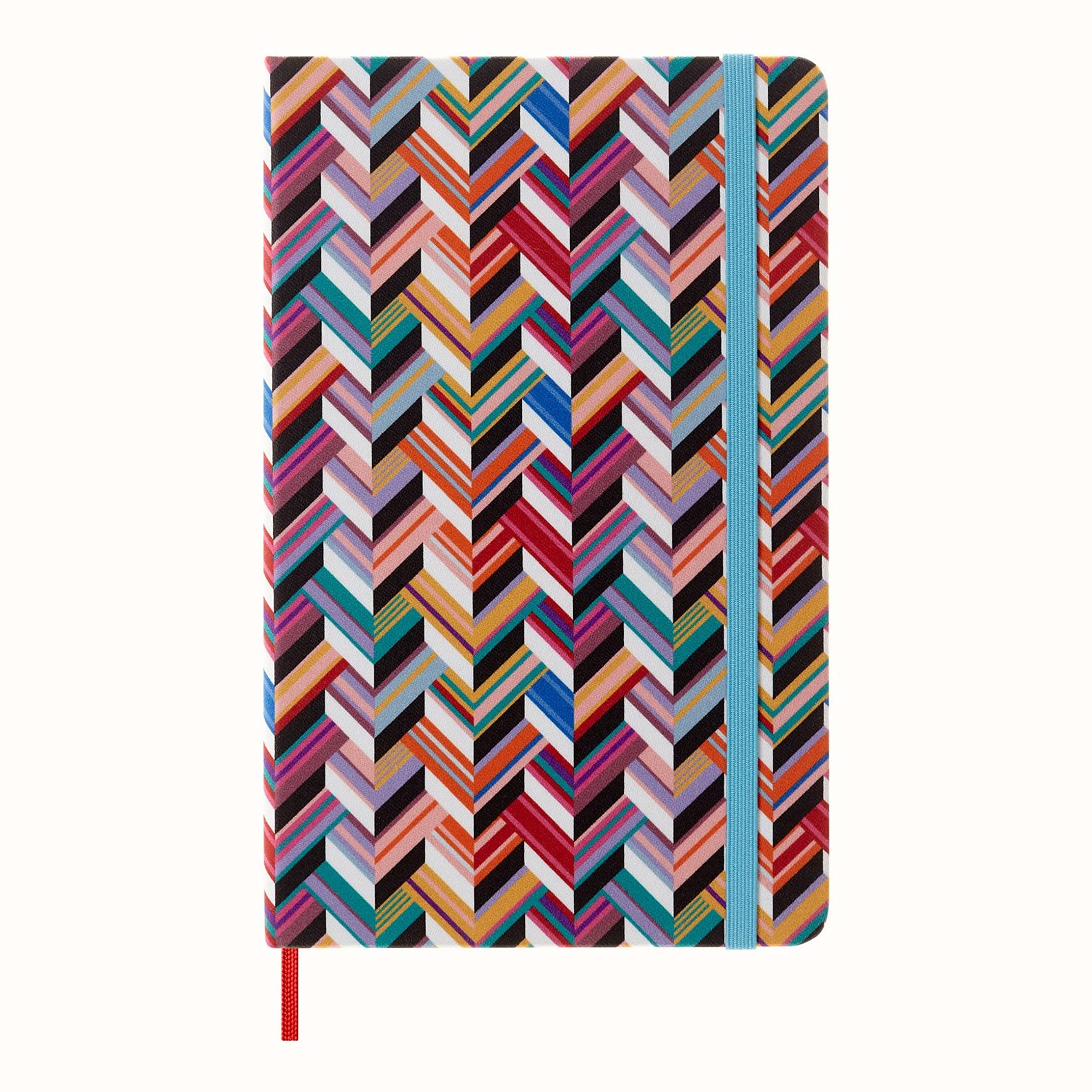 Moleskine - 12-Month Weekly Planner, Weekly Diary 2023, Missoni Limited Edition Planner, Multi-Color Theme, Canvas Hard Cover, Large Size 13 x 21 cm Multi-color Large Planner