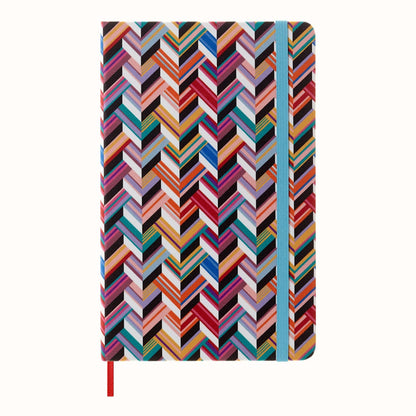 Moleskine - 12-Month Weekly Planner, Weekly Diary 2023, Missoni Limited Edition Planner, Multi-Color Theme, Canvas Hard Cover, Large Size 13 x 21 cm Multi-color Large Planner