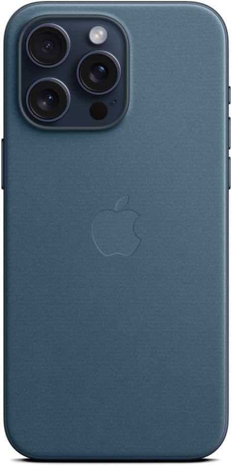 Apple - Back Cover For Mobile Phone - Magsafe Compatibility - Finewoven - Pacific Blue - For Iphone 15 Pro Max