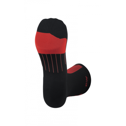 M2O Rf Crew Plus Compression Sock Black/Red M