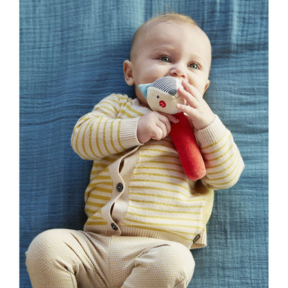 Petit Collage - Baby Fox Organic Squeaker