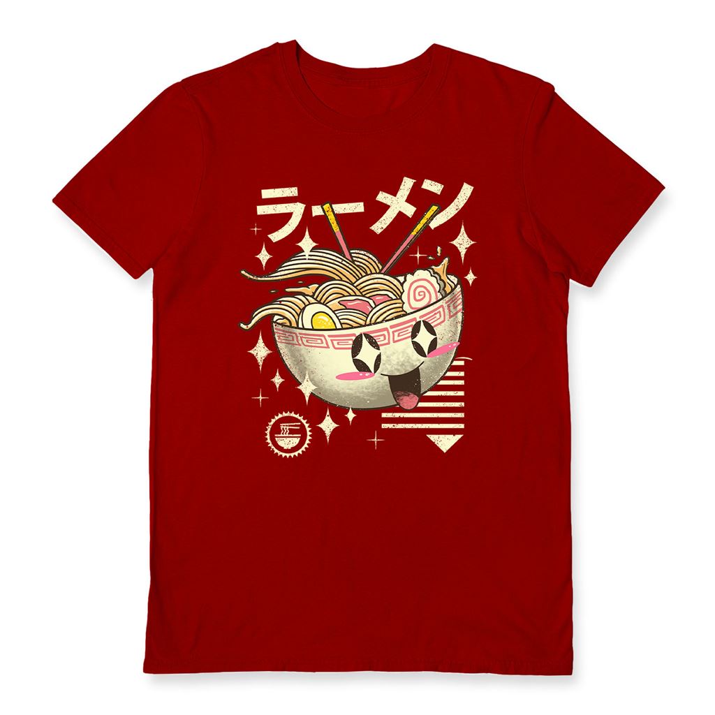 VINCENT TRINIDAD (KAWAII RAMEN) CARDINAL RED UNISEX T-SHIRT SMALL