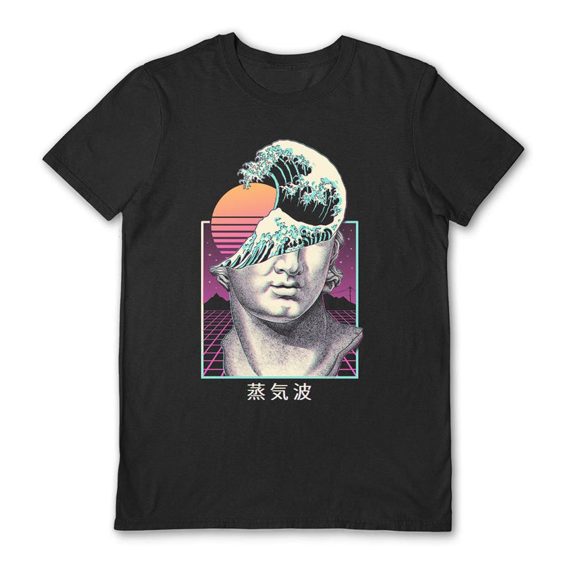 VINCENT TRINIDAD (GREAT VAPORWAVE) BLACK UNISEX T-SHIRT SMALL