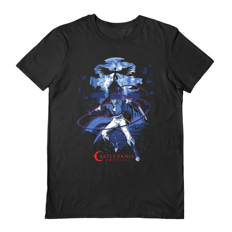 CASTLEVANIA (RICHTER) BLACK UNISEX T-SHIRT SMALL
