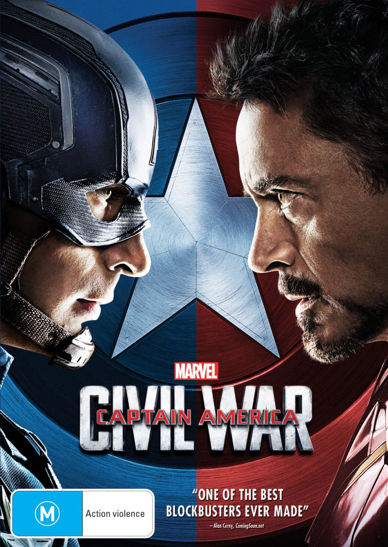 Captain America: Civil War | Chris Evans, Scarlett Johansson | NON USA Format | Region 4 Import - Australia