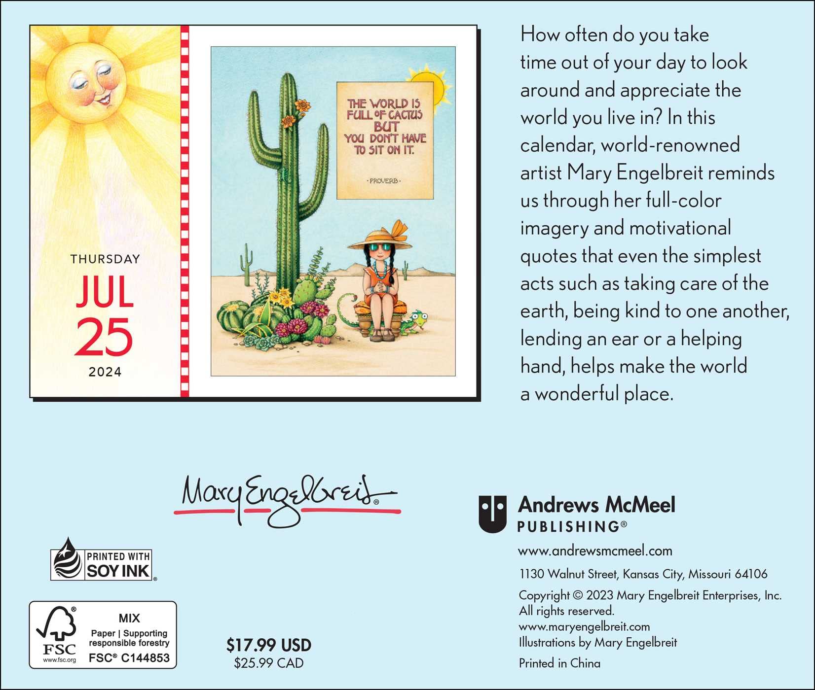 Mary Engelbreit's 2024 Day-to-Day Calendar