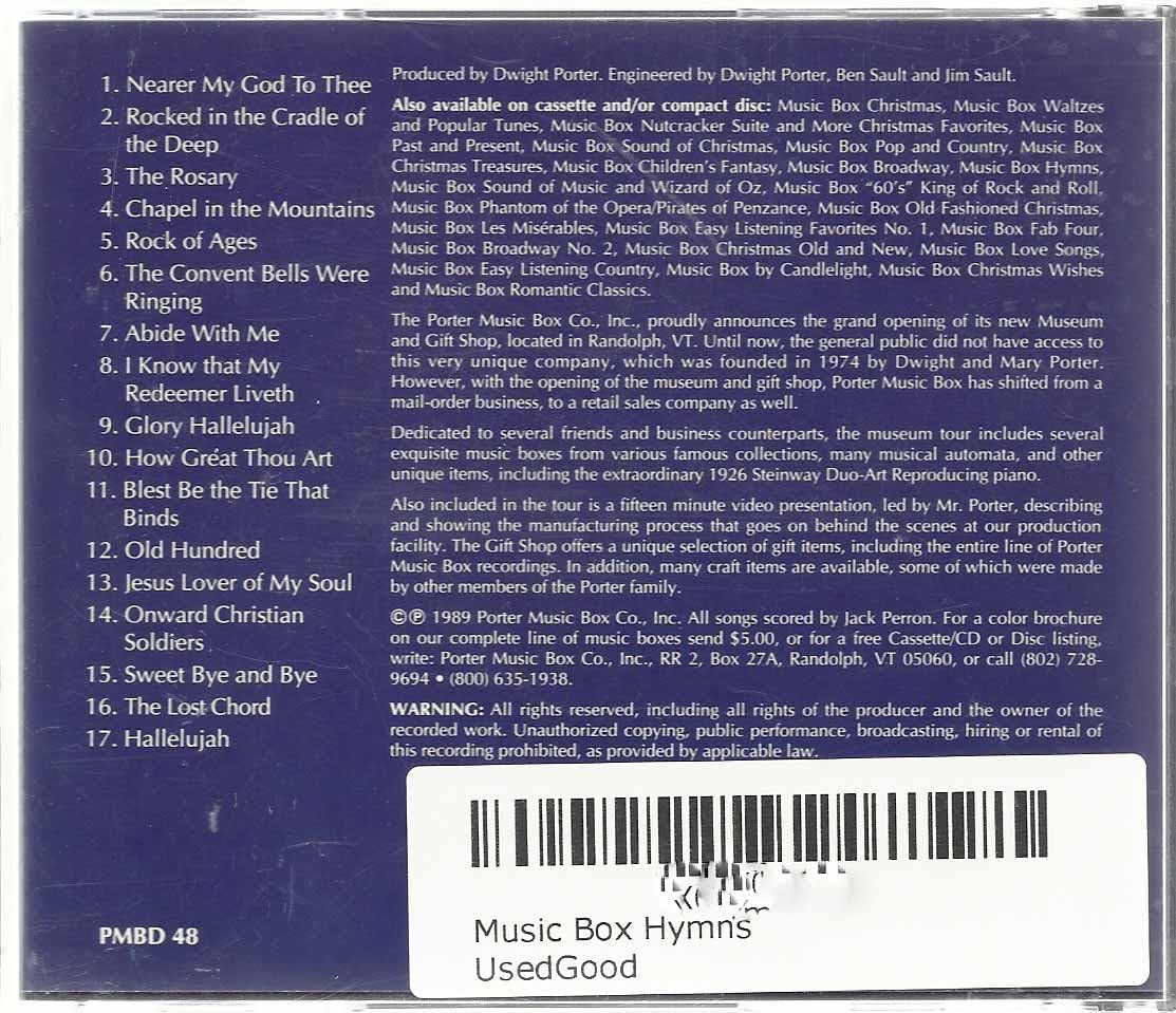 Music Box Hymns (UK Import)