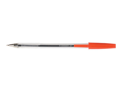 Q-Connect Ball Point Med Red Pk50