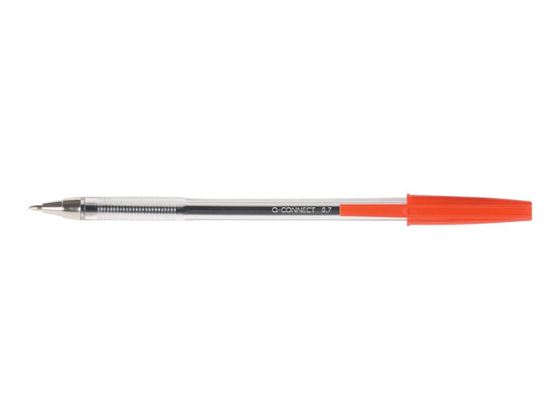Q-Connect Ball Point Med Red Pk50