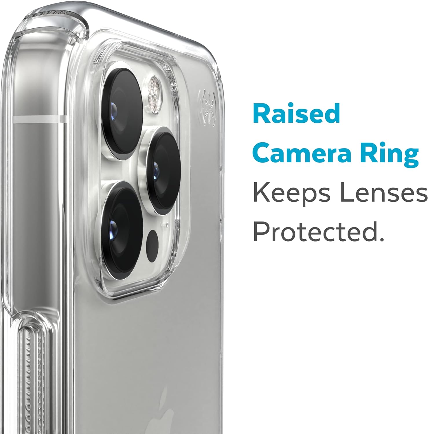 Speck Clear iPhone 14 Pro Case - Drop Protection, Scratch Resistant Dual Layer Slim Phone Case for 6.1 Inch iPhones 14 Pro - MagSafe Compatible - Anti-Yellowing - Presidio Perfect - Clear