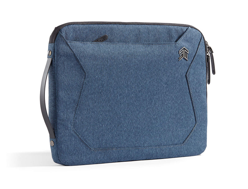 STM Myth Fleece-Lined Laptop Sleeve with Removable Strap 13" - Slate Blue (stm-114-184M-02) 13-Inch Slate Blue