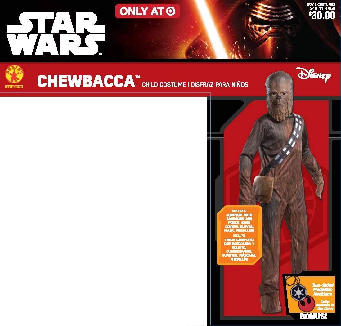 Rubie's Official Disney Star Wars Chewbacca, Children Costume - Medium