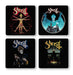 Ghost 4 Set Coaster Set