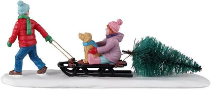 Lemax Village Collection Bringing Home Our Tree
