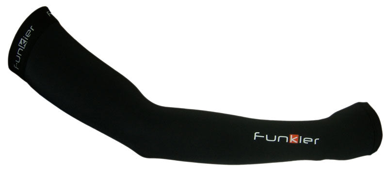 Funkier Allariz SLV03 Winter Thermal Arm Warmers in Black - X-Large