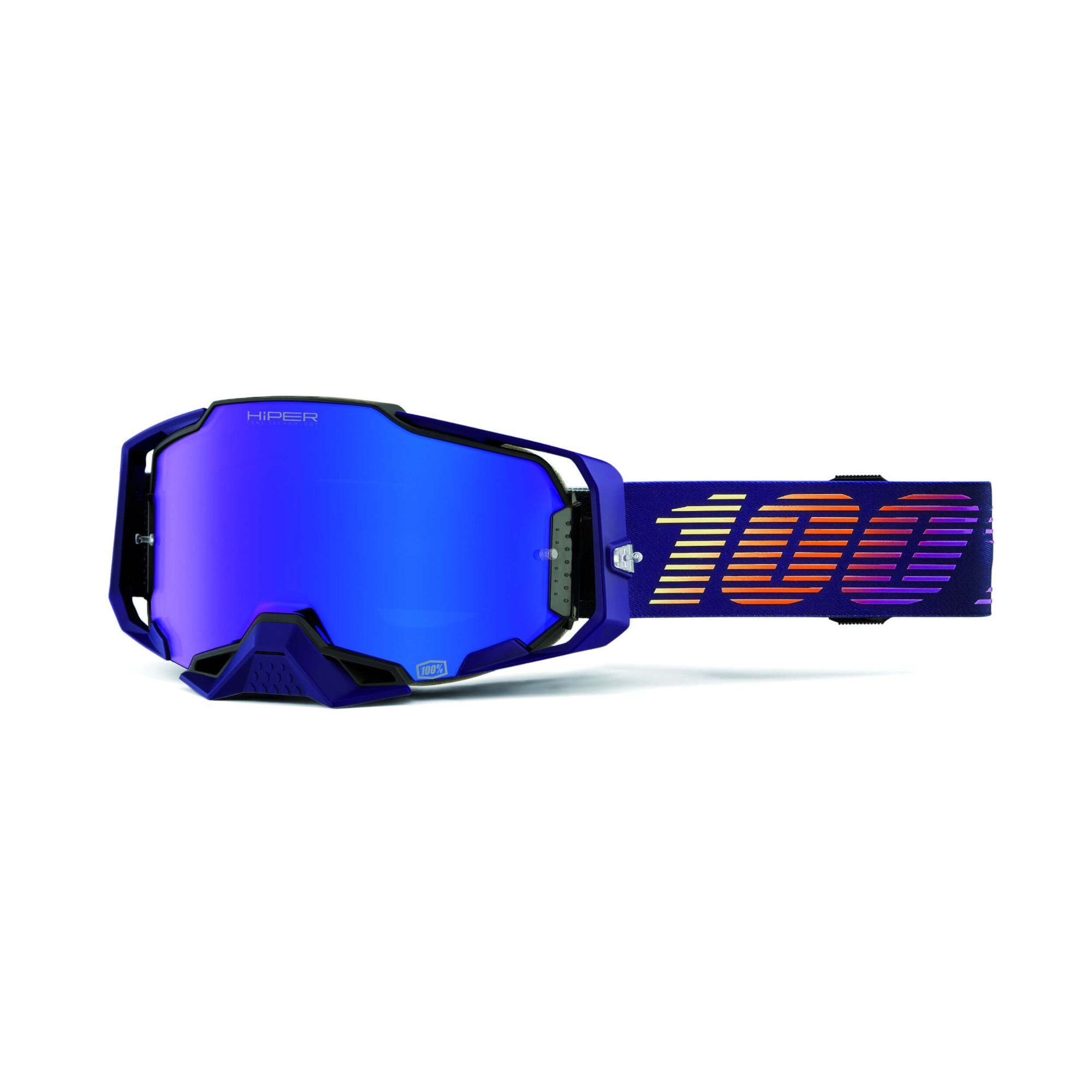 100% Armega Goggle Agenda / HiPER Mirror Blue Lens