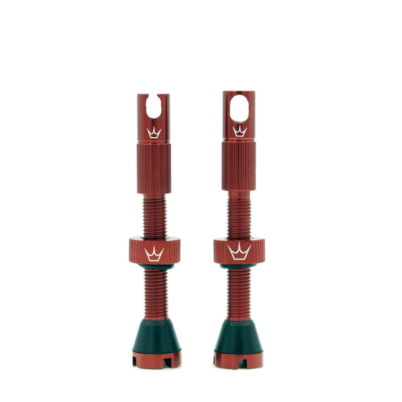Peaty`s x Chris King Tubeless MK2 Valves 42mm Red (Box of 12)
