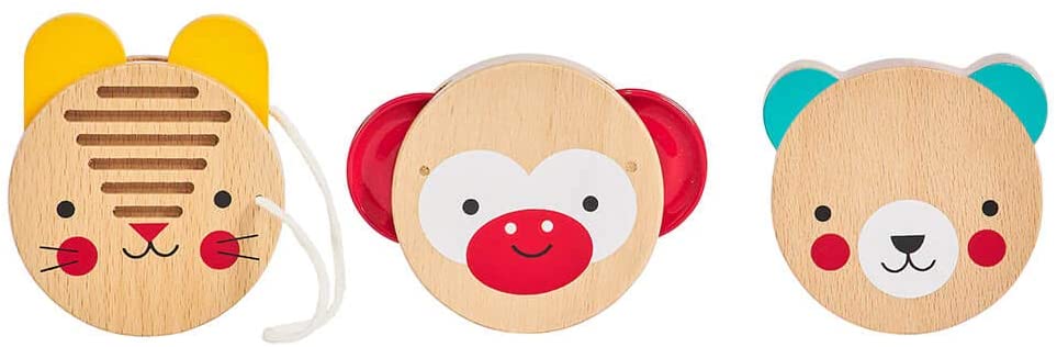Petit Collage - Animal Friends Wooden Percussion Instruments