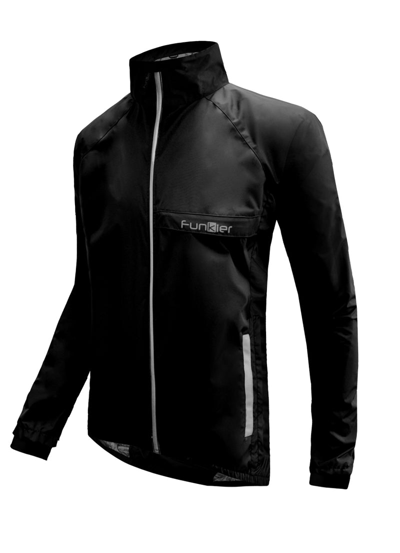 Funkier Attack WJ-1327 Gents Waterproof Jacket in Black - XXX-Large