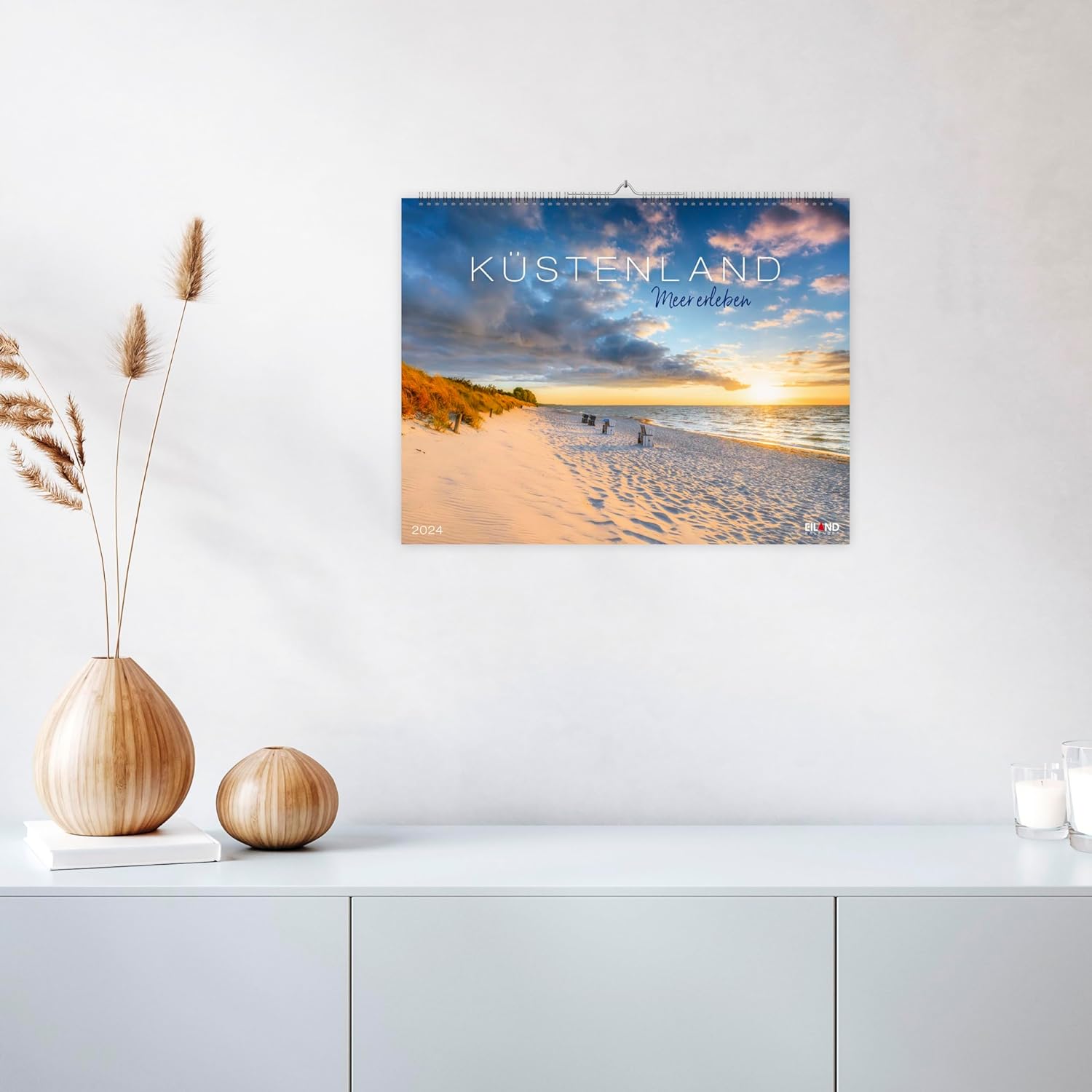 Monats-Wandkalender Kustenland, Meer erleben 2024