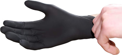 PAPSTAR unisex Einmalhandschuhe black schwarz GroB