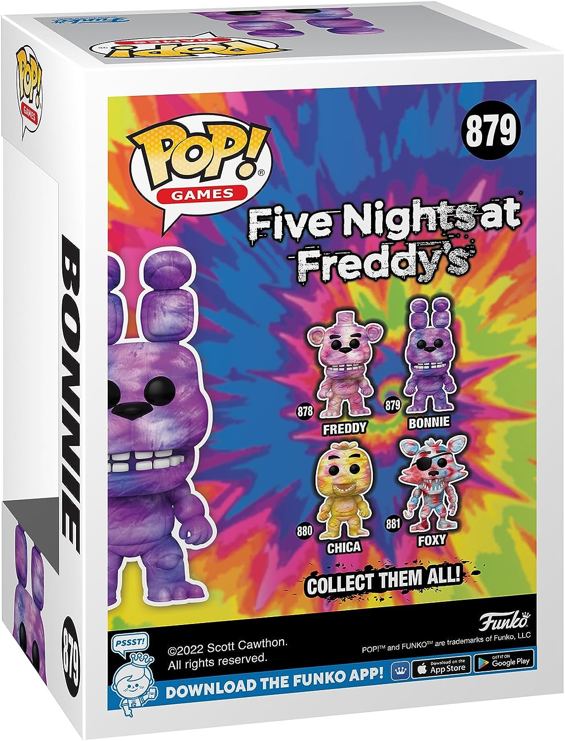 Funko POP! Games: Five Nights At Freddy's (FNAF) TieDye - Bonnie the Rabbit - Collectable Vinyl Figure - Gift Idea - Official Merchandise - Toys for Kids & Adults - Video Games Fans