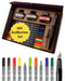 Calligraphy Master Set all-in-one: fountain pen with nib 1,4mm, 10 brush pens double tip with brush & nib, 3 ink bottles, converter, greeting set for handlettering/bulletjournaling/creative writing