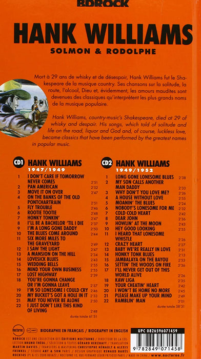BD Rock - Hank Williams (+Buch)