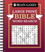 Brain Games - Large Print Bible Word Search (Red)
