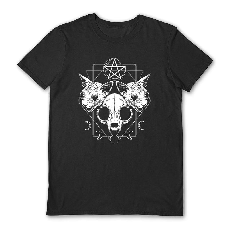 VON KOWEN (CULT MEOW TRINITY) BLACK UNISEX T-SHIRT