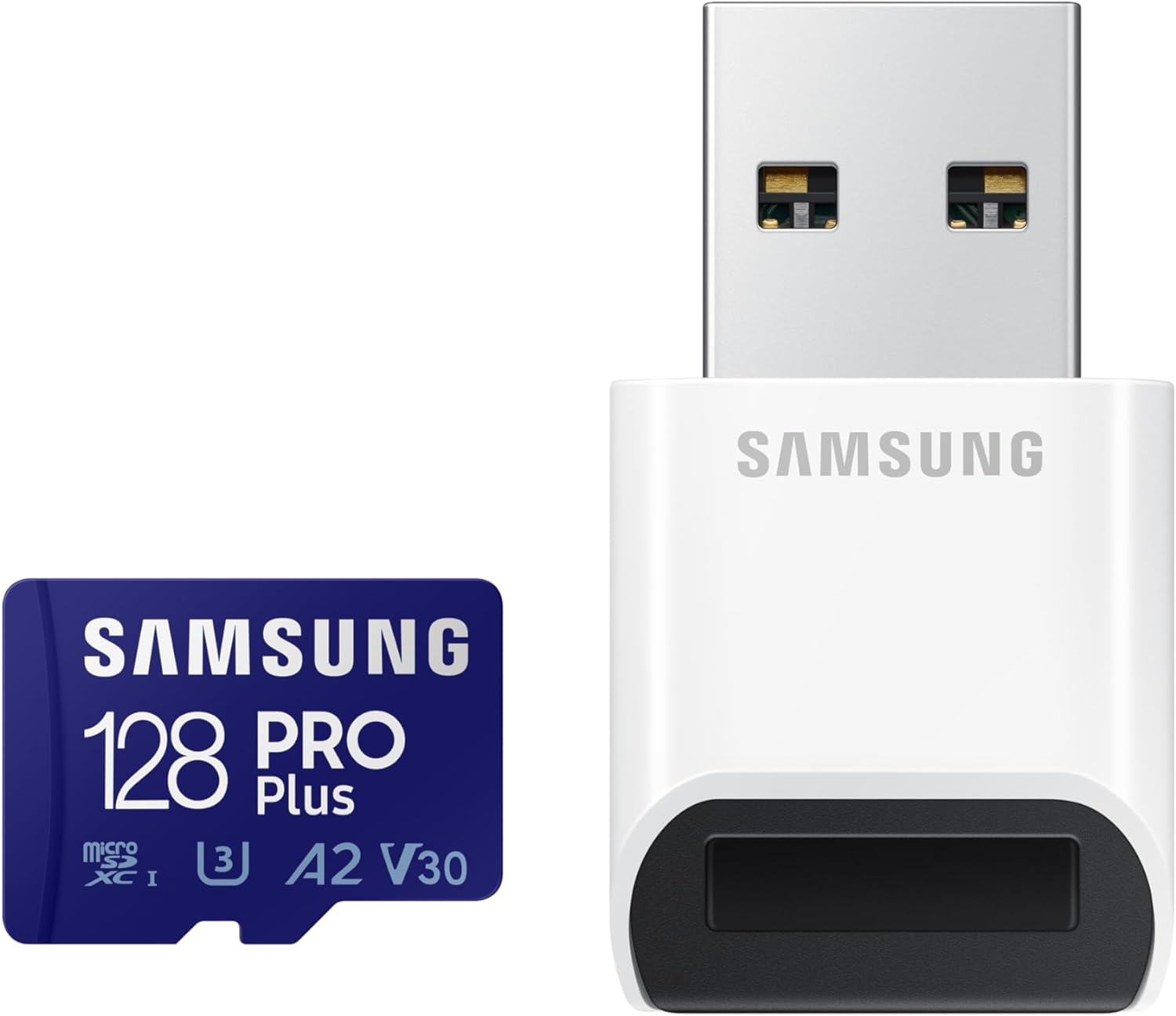 SAMSUNG Speicherkarte mit Lesegerat microSD PRO Pl