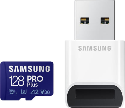 SAMSUNG Speicherkarte mit Lesegerat microSD PRO Pl