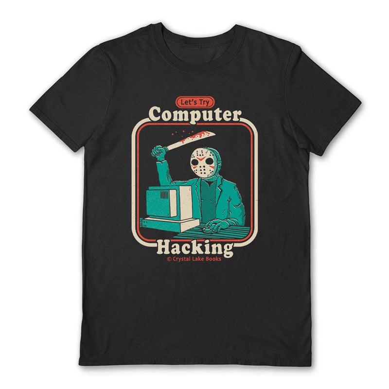 DINOMIKE (HACKING FOR BEGINNERS) BLACK UNISEX T-SHIRT