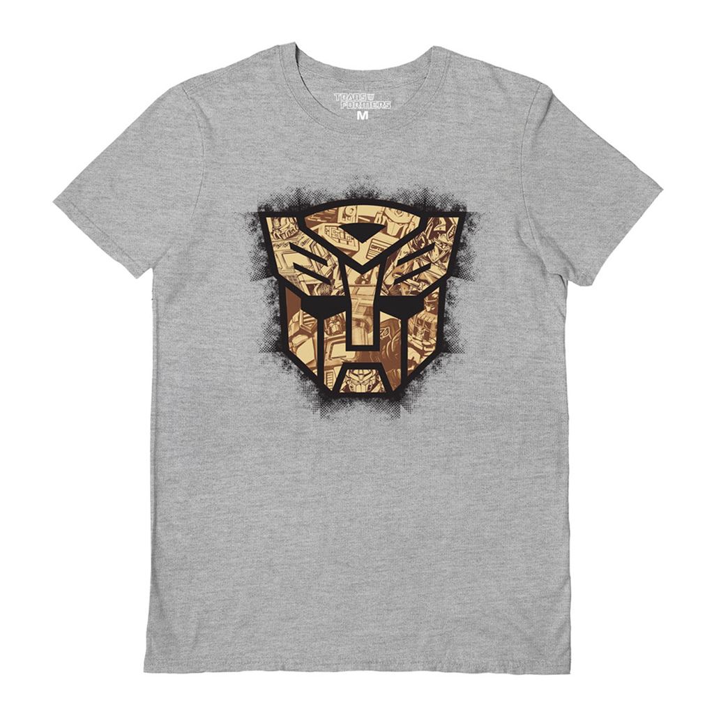 TRANSFORMERS (Autbots Sepia Logo) SPORTS GREY UNISEX T-SHIRT