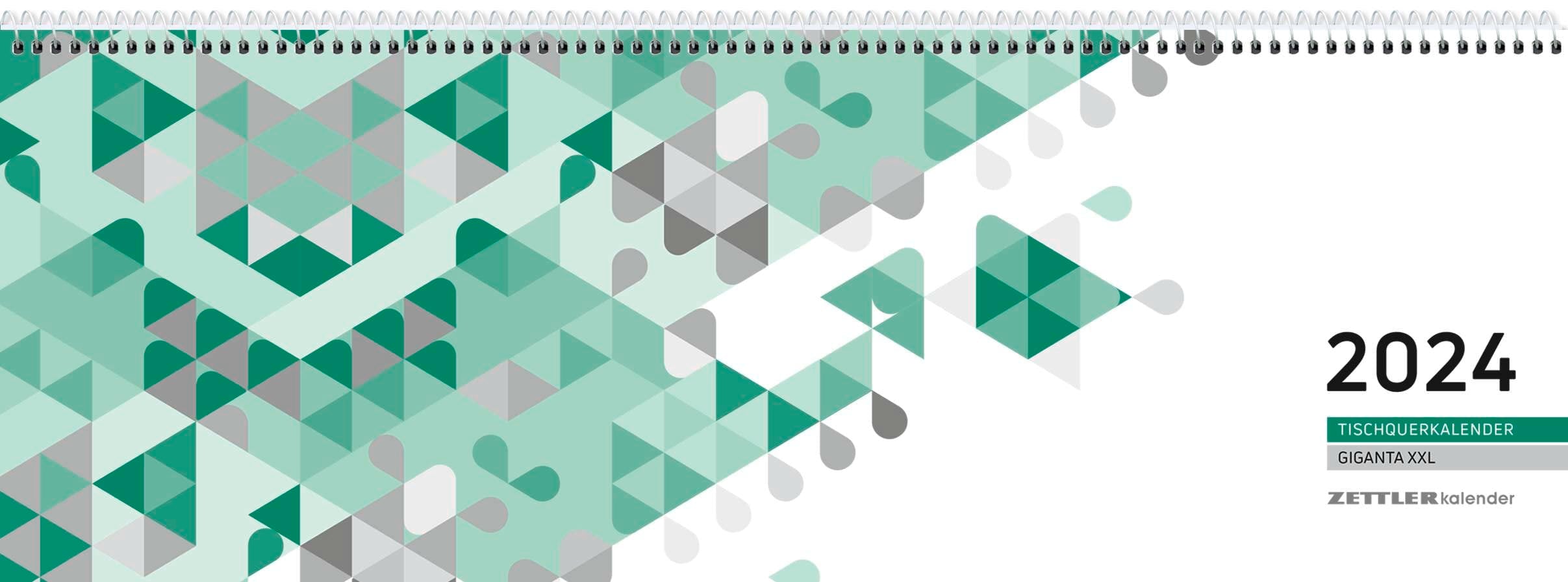 ZETTLER KALENDER Tischquerkalender Giganta XXL 202