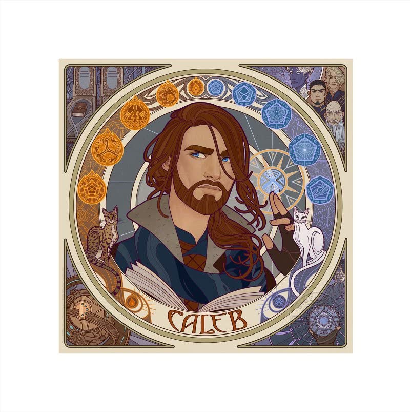 Critical Role Kunstdruck Mighty Nein Portrait Seri