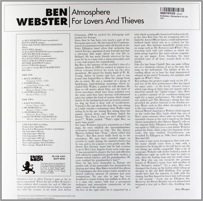 Atmosphere For Lovers & Thieves