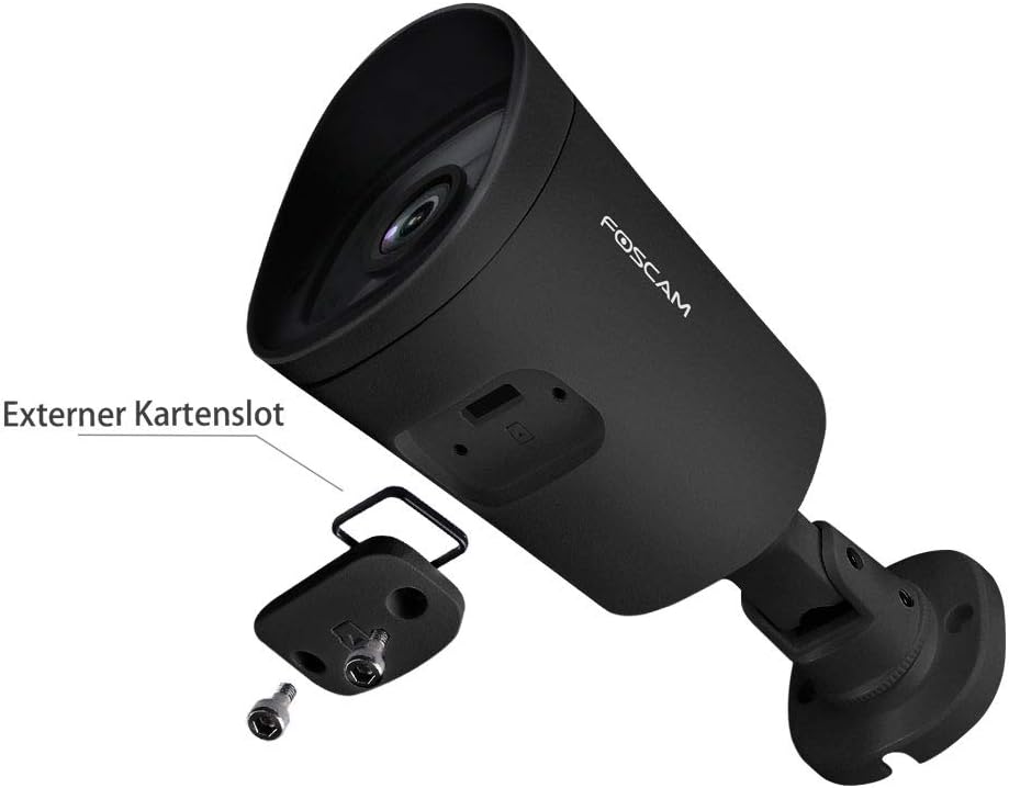 Foscam G4EP Uberwachungskamera Schwarz