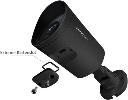 Foscam G4EP Uberwachungskamera Schwarz