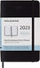 Moleskine Monthly Planner 2023, 12-Month Diary, Monthly Notebook with Soft Cover, Pocket Size 9 x 14 cm, Colour Black Soft Pocket Black