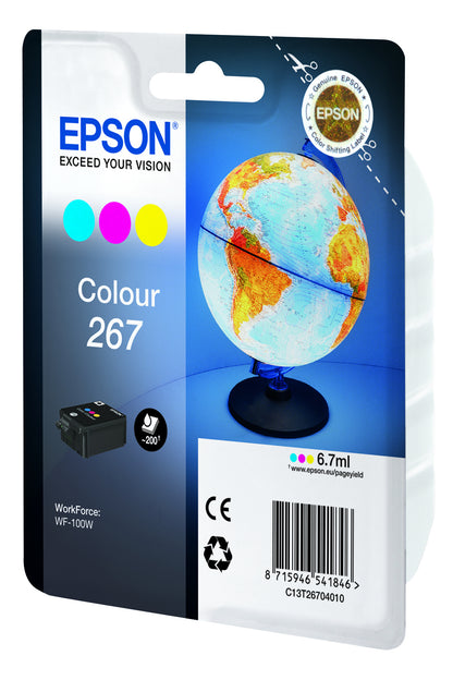 Epson T267 Tintenpatrone Globus, Multipack 3-Farbig