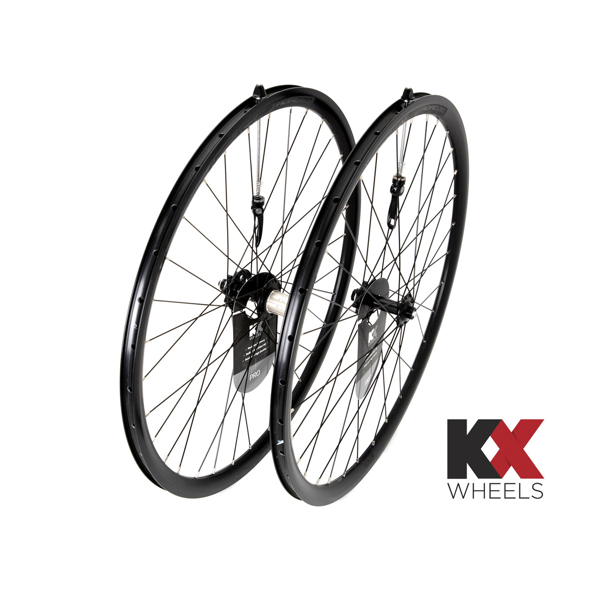 KX Pro Road 700C Q/R Disc Sealed Bearing 10-11 Speed Wheels - Front