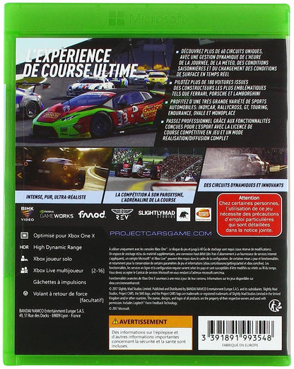 Project Cars 2 Jeu Xbox One